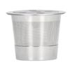 5 Hole Reusable Coffee Pod Filter Stainless Steel Refillable Coffee Powder Filter with Brush Spoon