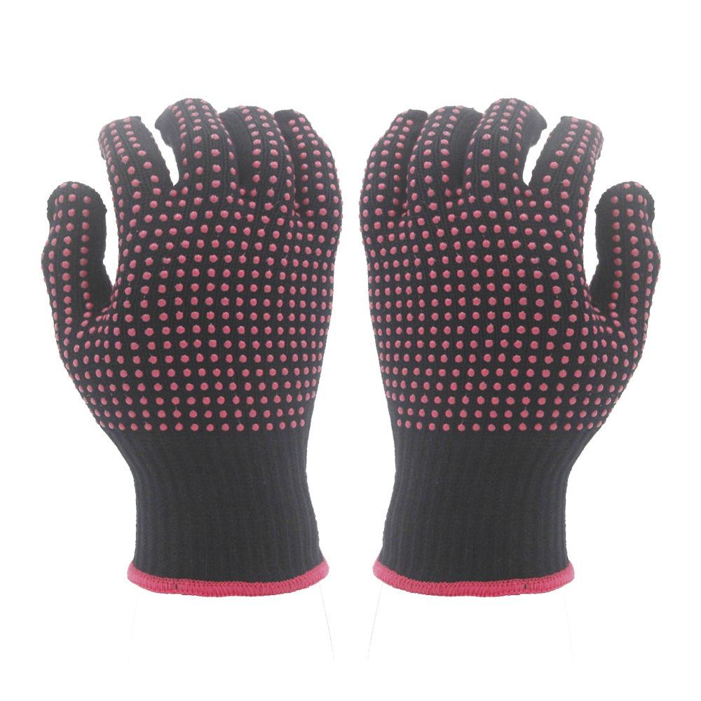 1 Pair Microwave Silicone Grilling Heat Resistant Mitts Oven Gloves Grill Gloves BBQ Gloves