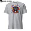 Colorful French Bulldog Paint Splatter Unisex T-Shirt | Unique Design