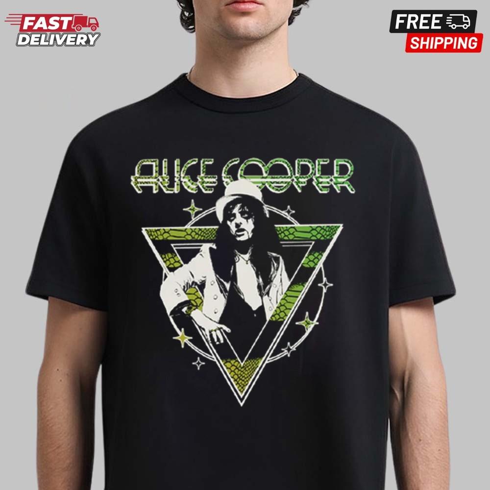 Alice Cooper Welcome To My Nightmare 50th Anniversary Top Hat T-Shirt Unisex T-Shirt