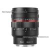 MEKE MF 50mm f/1.2 Объектив с большой диафрагмой для полнокадровых беззеркальных камер, байонет EF