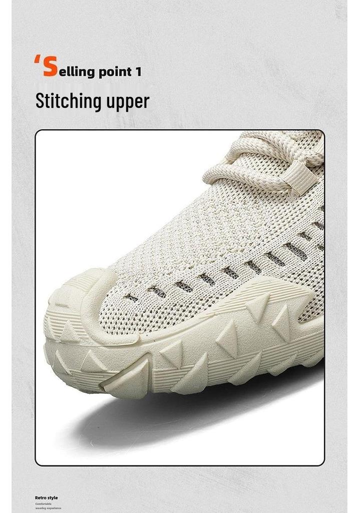 Мужские дышащие кроссовки Flyknit для бега и повседневной носки, весна/лето 2026