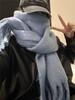 Fashion Korean version plaid imitation cashmere scarf winter warm thickened contrasting color student couple scarf long scarf