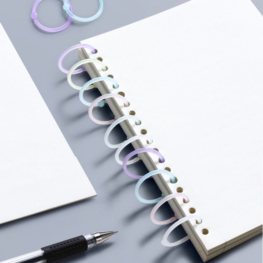 DIY Loose Leaf Paper Buckle Multi-Function Loose-leaf Book Hoops  School Office