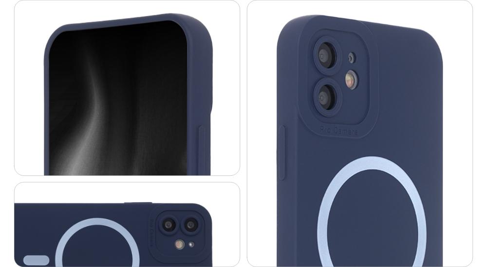 Nakładka Silicon Soft Mag Do Iphone 15 Plus 6,7" Ciemnoniebieska
