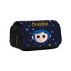 Coraline Twin Compartment Organizer Stationery Pen Pouch For School And Home
