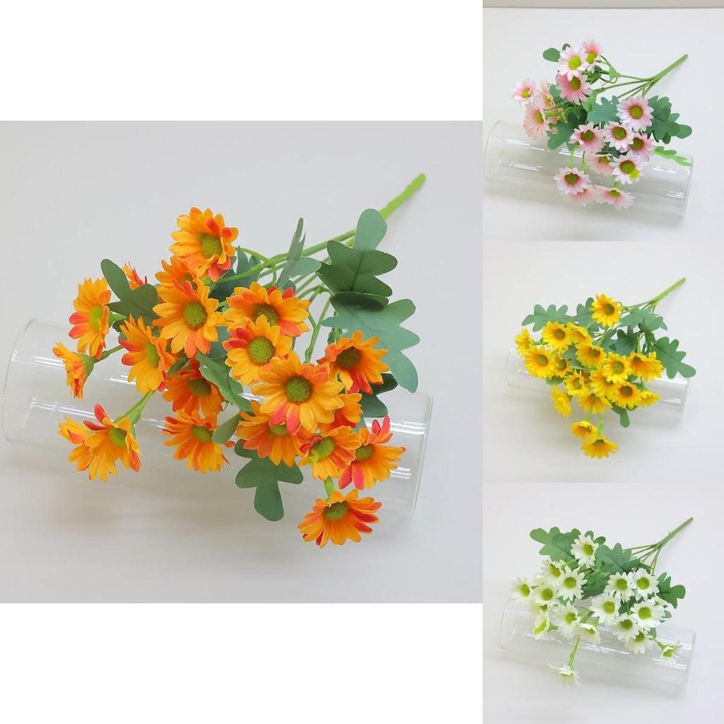Miniature Faux Chamomile Flower Arrangement For Wedding Centerpieces Photo Shoots Home Decor