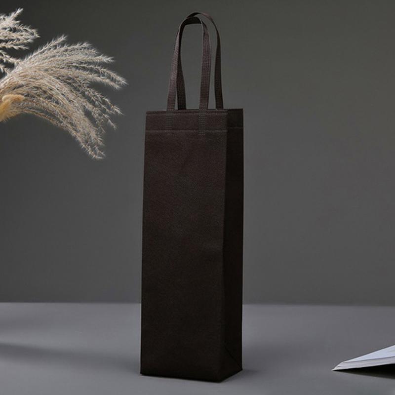 1 шт. Подарочные пакеты для винных бутылок из нетканого материала с ручками для свадьбы, дня рождения