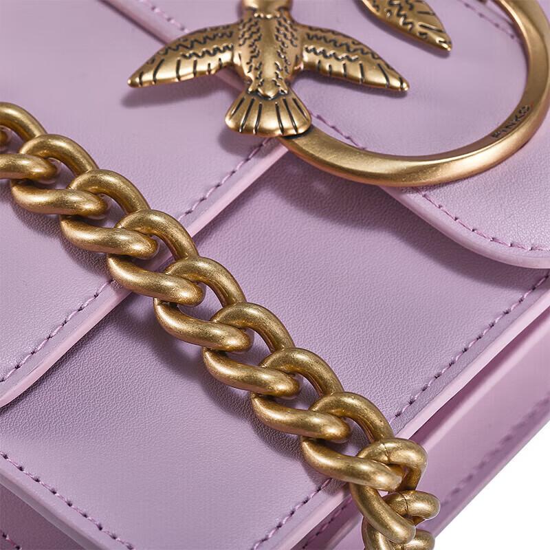 PINKO Women's Mini Love Bag with Distressed Chain