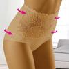 Женские трусы с высокой талией, корректирующее белье, трусики для похудения, сексуальные кружевные трусы, нижнее белье