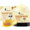 Beef Tallow Skin Care, Tallow and Honey Balm, Natural Grass Fed Beef Tallow & Raw Wild Honey Balm, Beef Tallow Moisturizer for Cracked, Dry Skin, Tall