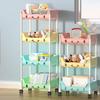 Toy Storage Trolley Bookshelf Snack Rack For Children Storage Organizer Bathroom Accessories Closet Organizer Kitchen Storage