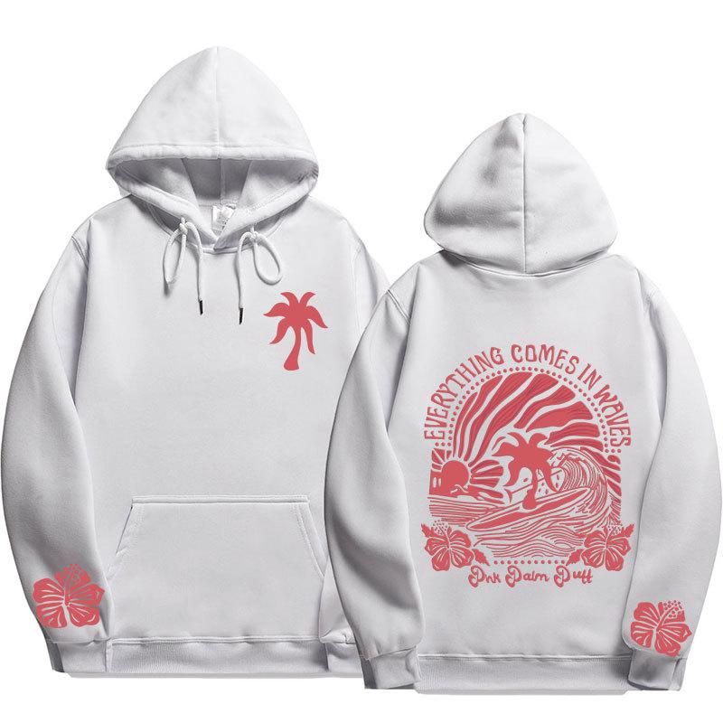 Женская толстовка-унисекс с капюшоном Chasing Sunsets Print Ribbed