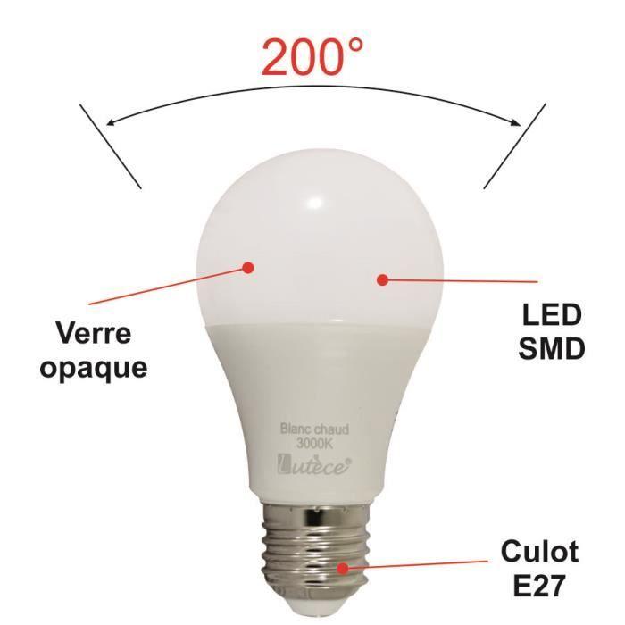 Ampoule LED - ARCOTEC - E27 9W 806Lm 3000K - Garantie 5 ans