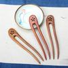 U Shaped Wooden Hair Sticks Handmade Ponytail Hair Bun Maker Delicate Hair Forks  Hair Accessories