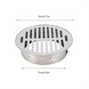 Heavy Duty Anti Clog Floor Drain Cover Easy Install Shower Drain Grate, Fit for Bathroom, Kitchen, Basement, Outdoor , Kitchen Sink Strainer