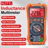 NJTY T58B T58C Цифровой Мультиметр 9999 Отсчетов Автоматический Выбор Диапазона Светодиодная Мигающая Jack AC/DC Напряжение Ток Индуктивность Емкость Гц Температура
