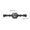 1 16 Gear Differential Axle Metal Drive Shaft Fit for FY004 Q64 Q60 WPL B36 MN77 6 Wheel RC CarRear Axle
