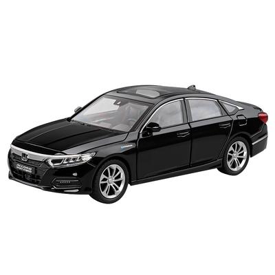 1/24 HONDA Accord Сплавная Модель Автомобиля Литые и Игрушечные Транспортные Средства Металлическая Модель Автомобиля Коллекция Симуляторов Звук и Свет Детские Подарки