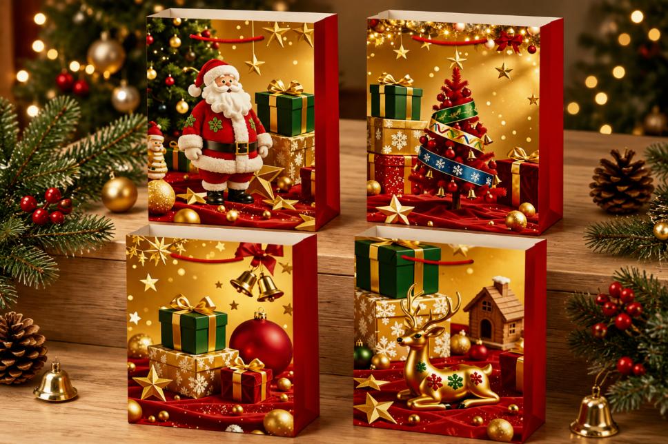 Large Christmas Gift Bag for Christmas Gifts 31 × 40 × 12