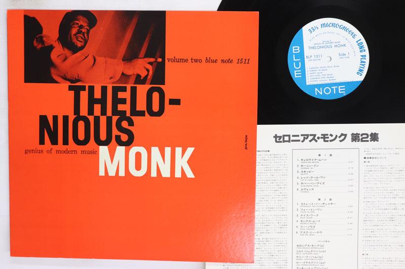 Виниловая пластинка THELONIOUS MONK Genius Of Modern Music Vol.2 GXK8059BLP1511 BLUE NOTE 1995 Япония Джаз Б/у