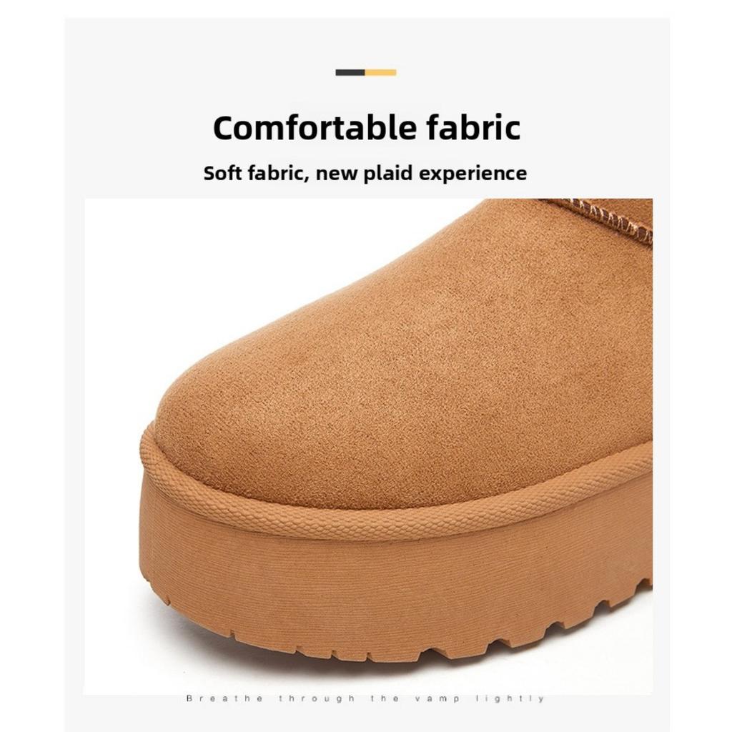 Женские зимние сапоги с зимним флисом и толстыми хлопковыми ботинками, женские сапоги с холодоизоляцией и теплыми хлопковыми ботинками, сапоги на толстой подошве