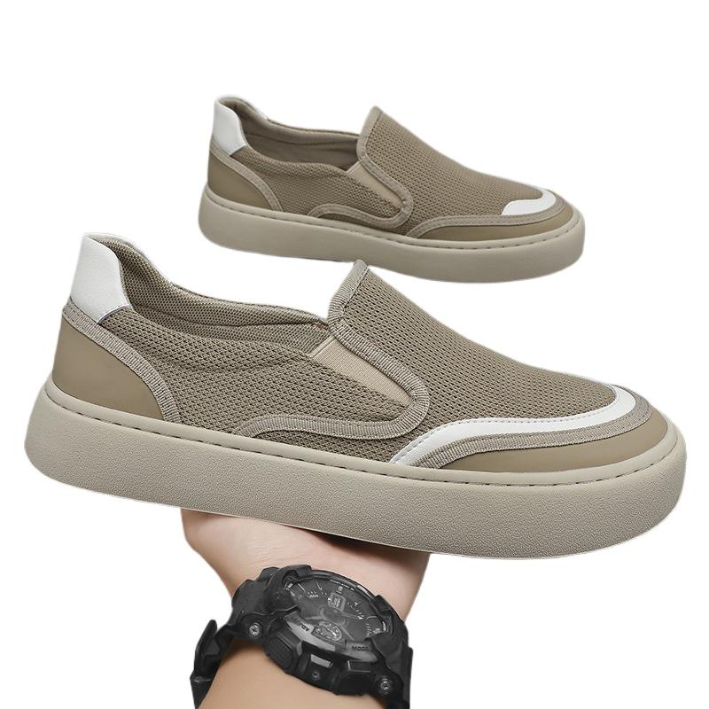 Модные мужские повседневные туфли на плоской подошве, модные летние кроссовки с мягкой подошвой, сетчатые дышащие мужские новые удобные мокасины Zapatillas