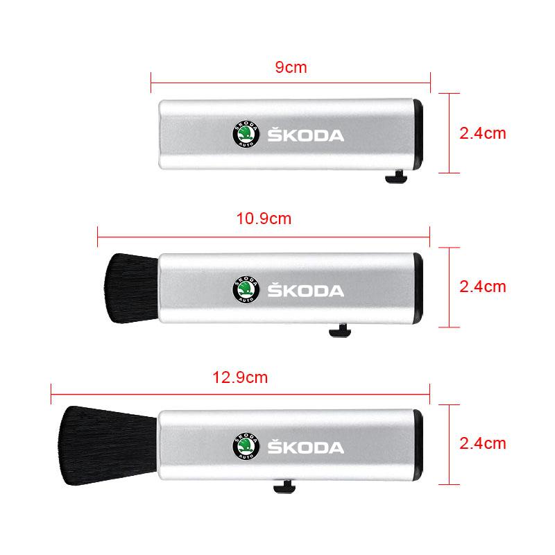 rdkbe8 Retractable Car cleaning brush Car Dashboard Cleaning Tools For Skoda Kodiaq Fabia Kamiq Karoq Octavia 3 A5 A7 Rapid Scala Kami