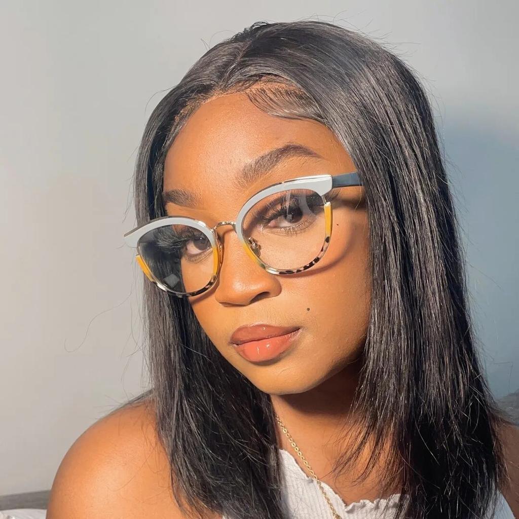 Винтажные анти-синие очки «кошачий глаз» TR90, женские роскошные брендовые дизайнерские трендовые оптические очки в оправе