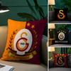 Логотип клуба Футбол G-GalatasarayS Наволочка Наволочка против пылевых клещей Невидимая молния Шелковистый короткий плюш Чехол на подушку для дивана
