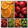 Food Fruit Series Orange Peppers Strawberry Apple Kiwi Art Poster Canvas Painting Wall Prints Picture for Kitchen Home Decor