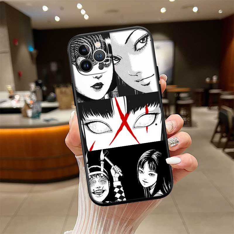 Junji Ito Tomie Phone Case for Xiaomi Poco C40 C51 C50 C55 C65 C71 C75 C85 F8 F7 F6 F5 F3 F2 X7 X6 X4 X3 X2 M7 M6 M5 M4 M3 M2 Pro