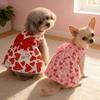 Bow Lace Medium/Small Pet Skirts Breathable Dog‘s Summer Dress  For Puppy Poodle Chihuahua Etc