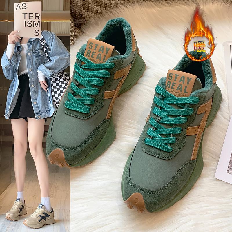 Classic Women Shoes Retro Light Suede Running Shoes Breathable Women Sneakers Damping Jogging Sport Shoes for Women Trainer