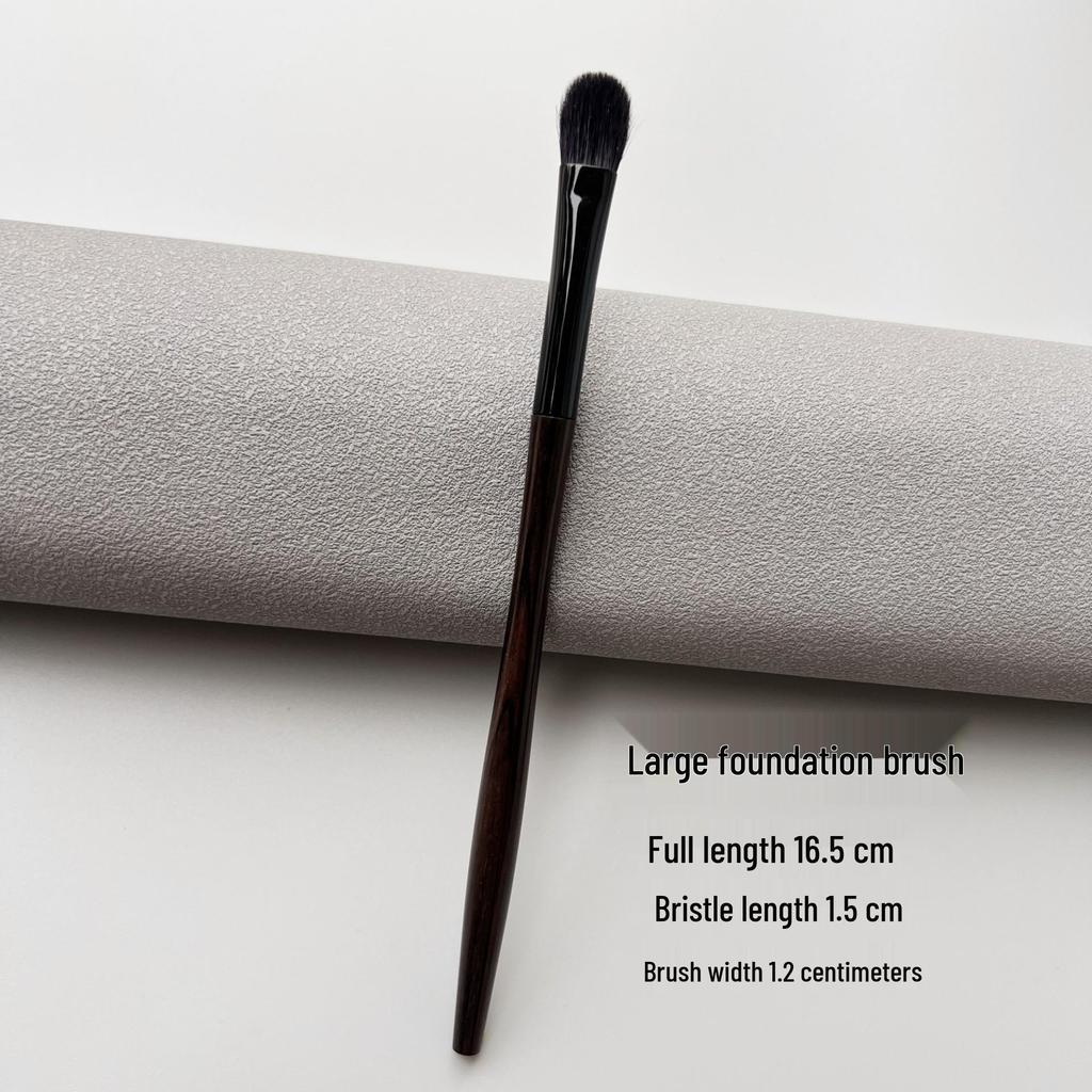 Ebony Handmade Eye Makeup Brush Set: Eyeshadow, Blending, Laydown & Detail Brushes