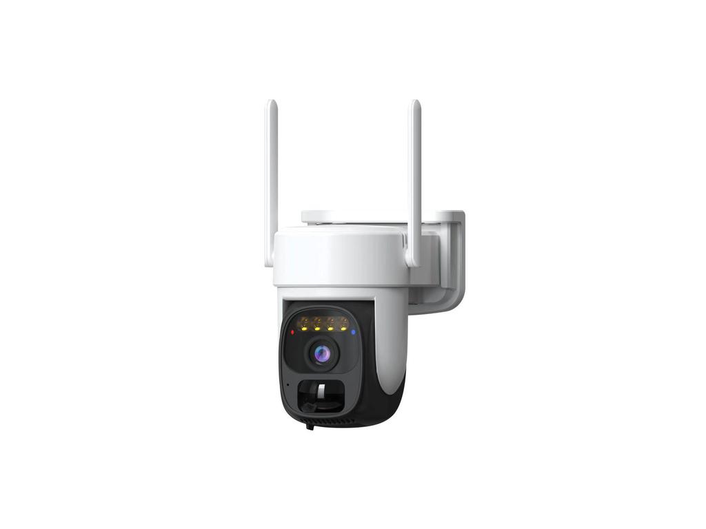 O-KAM 2K Уличная камера на солнечных батареях: Водонепроницаемый, WiFi/4G, Ночное видение, Полноцветный, Вращение на 360°.