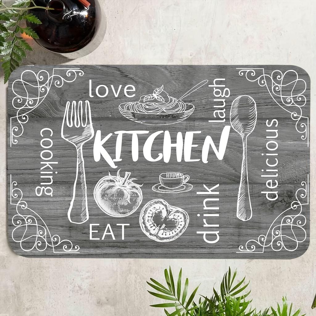 Маслостойкий кухонный ковер с мягкой подкладкой, против усталости, удобный коврик, водонепроницаемый нескользящий напольный коврик из пены с эффектом памяти, беговой коврик, коврик для кухни