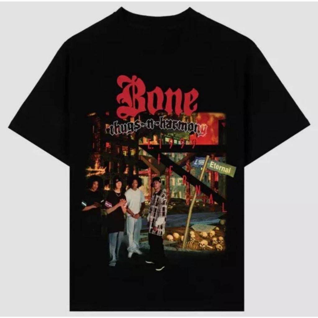 Футболка унисекс с логотипом группы Bone Thugs N Harmony, хлопковая, размеры S-5XL