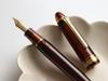 WANCHER Limited Edition SAILOR Original Profit 21 Mocha Brown 21K Gold Fountain Pen Special [WANCHER Edition] (F (Fine Nib))