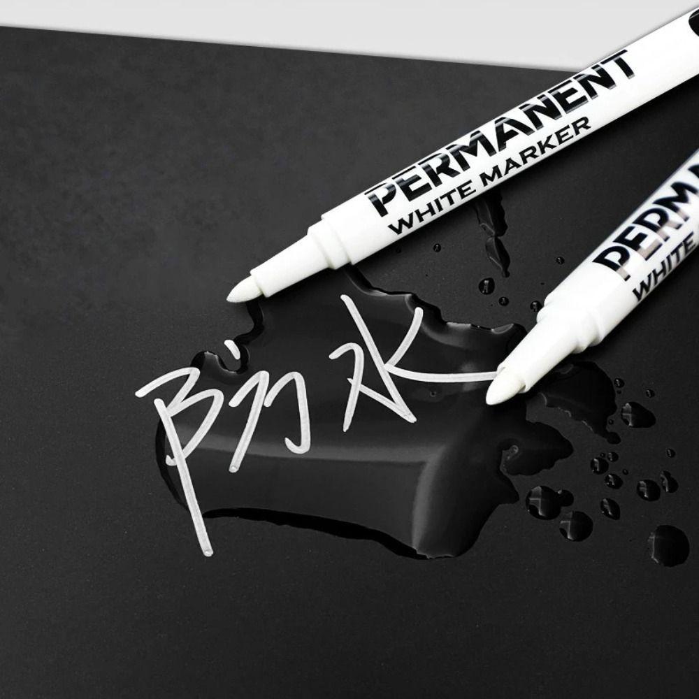 3/6Pcs Oil-Based Paint Marker Waterproof Highlight Marker Art Writing Paint Pens DIY Painting