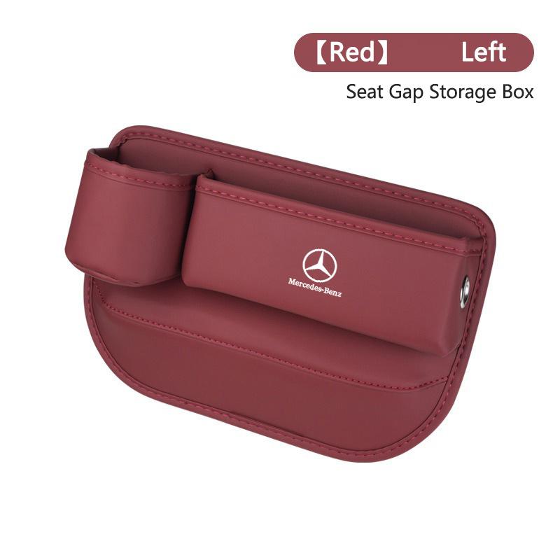 IUM3 Car Seat Gap Multifunction Crevice Storage Box Interior Accessories For Mercedes Benz A B C E S Class C200 E350 W205 CLA CLS GLA
