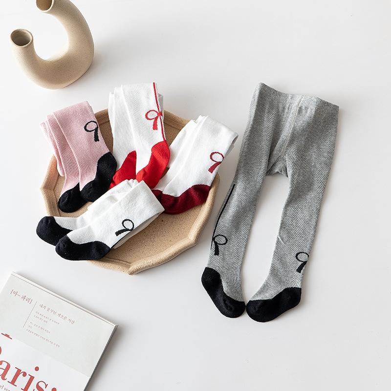 Детские колготки Весенне-осенние колготки для детей Колготки с бантом для девочки Балетные колготки для малышей Леггинсы для младенцев Брюки с PP