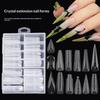 70/140/150 шт. Nailpop Двойная система Формы для ногтей Наращивание Накладные типсы для ногтей Верхние формы для ногтей Гель для наращивания Форма Инструменты для дизайна