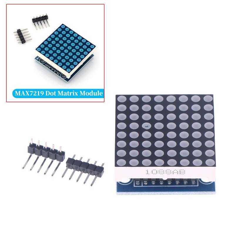 1 шт. Модуль точечной матрицы Max7219 Светодиодный модуль Модуль дисплея Поддержка каскадного управления Управление MCU Драйвер