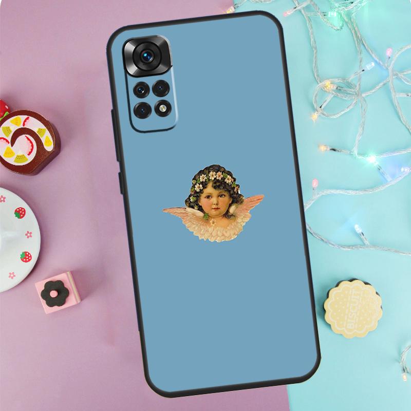 Эстетичный чехол «Ангел эпохи Возрождения» для Xiaomi Redmi Note 9 10 11 12 13 14 Pro 9S 10S 11S 12S Redmi 14C 10C 12C 13C