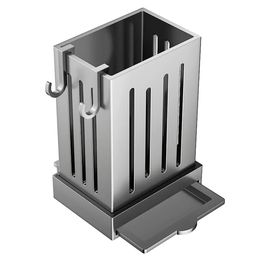 1 шт. Подставка для кухонных палочек Многофункциональная подвесная сушилка для посуды Крючки Настенные держатели для ложек и вилок без сверления