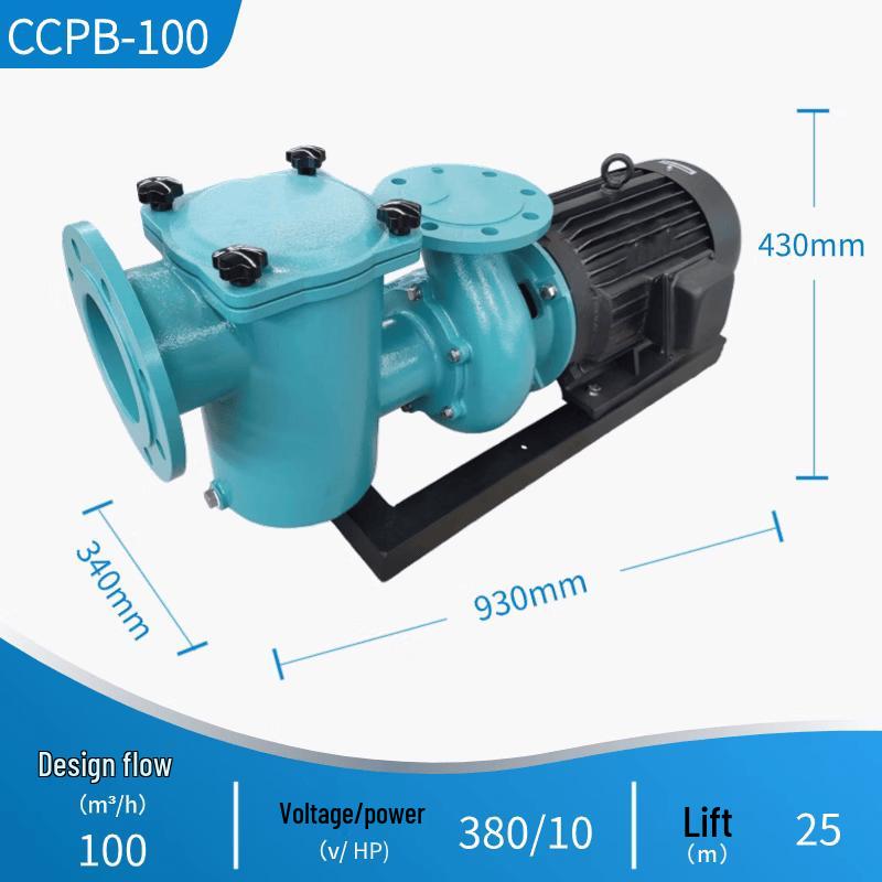 Large Circulation Water Pump with Hair Collector and Filter