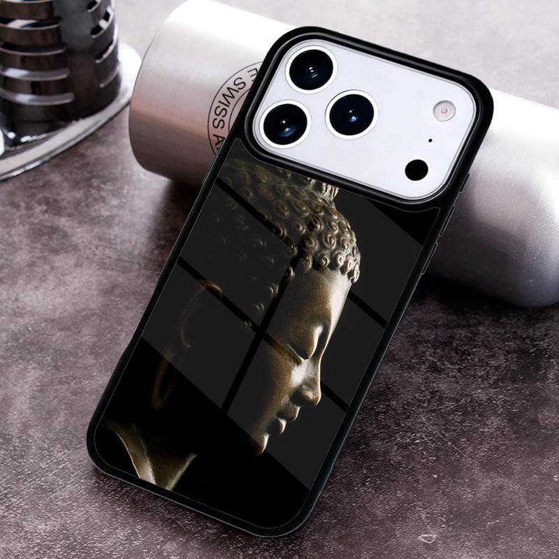 Статуя Будды Винтажный Чехол для Телефона Для iPhone 17 16 15 14 13 12 11 Pro Max Plus 17Air Мягкий Силиконовый Чехол