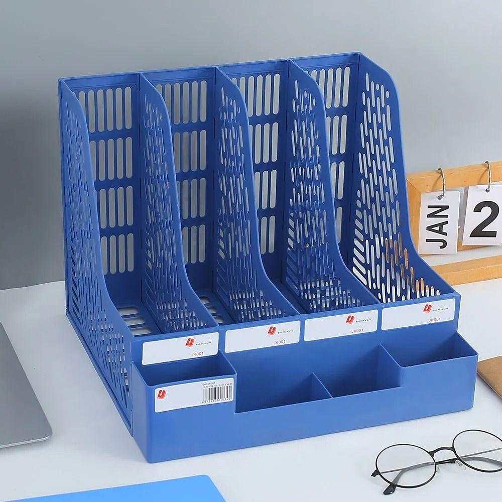 Полка для файлов большой емкости, органайзер для файлов, лоток для файлов формата А4, модные рамки для данных, принадлежности для домашнего офиса