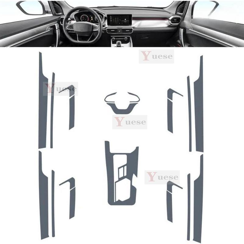 Для Geely Coolray Eseape SX11 - Прозрачная защитная пленка из ТПУ для центральной консоли салона автомобиля, наклейка против царапин